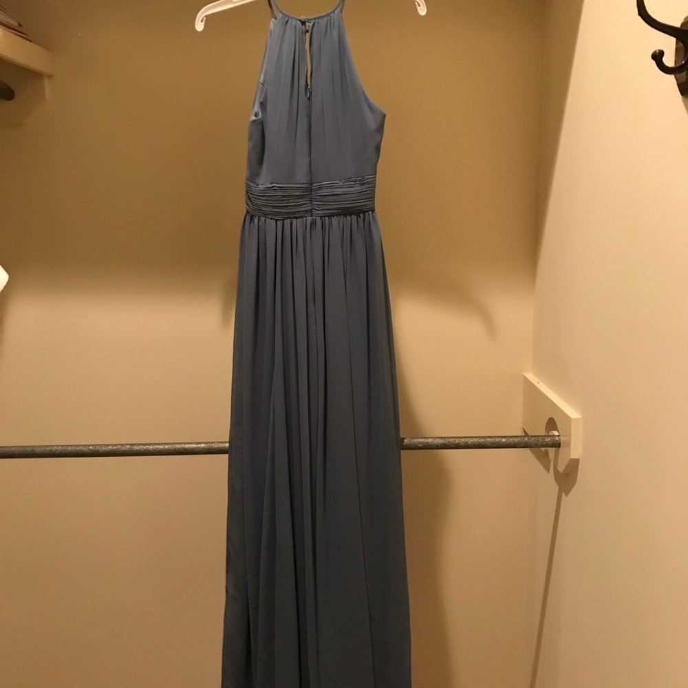 Long Gray Formal Dress
